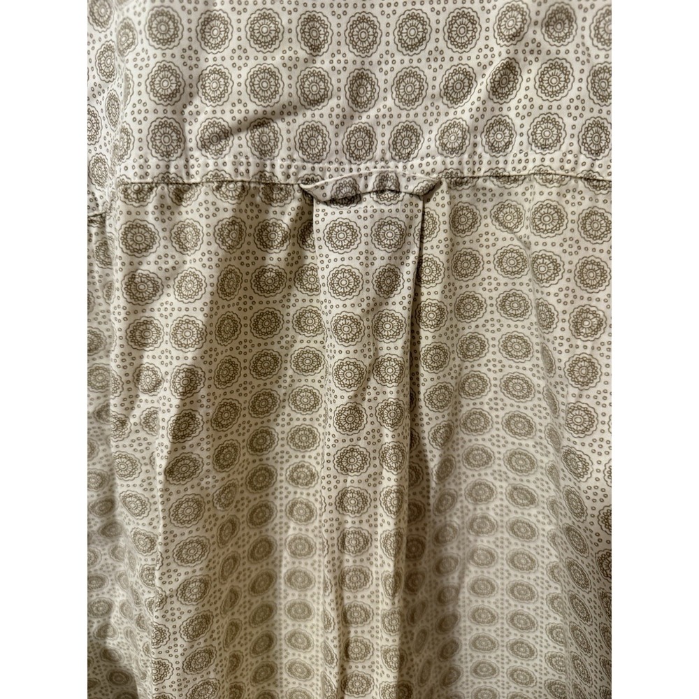 Sonoma Life short-sleeve shirt Size LT Beige Brown Circles Men's - Picture 6 of 6